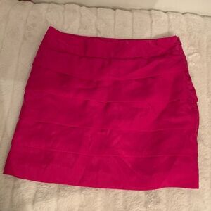 Hot pink skirt